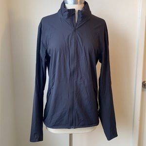 Lululemon Nylon Black Windbreaker Hi- Low Jacket M